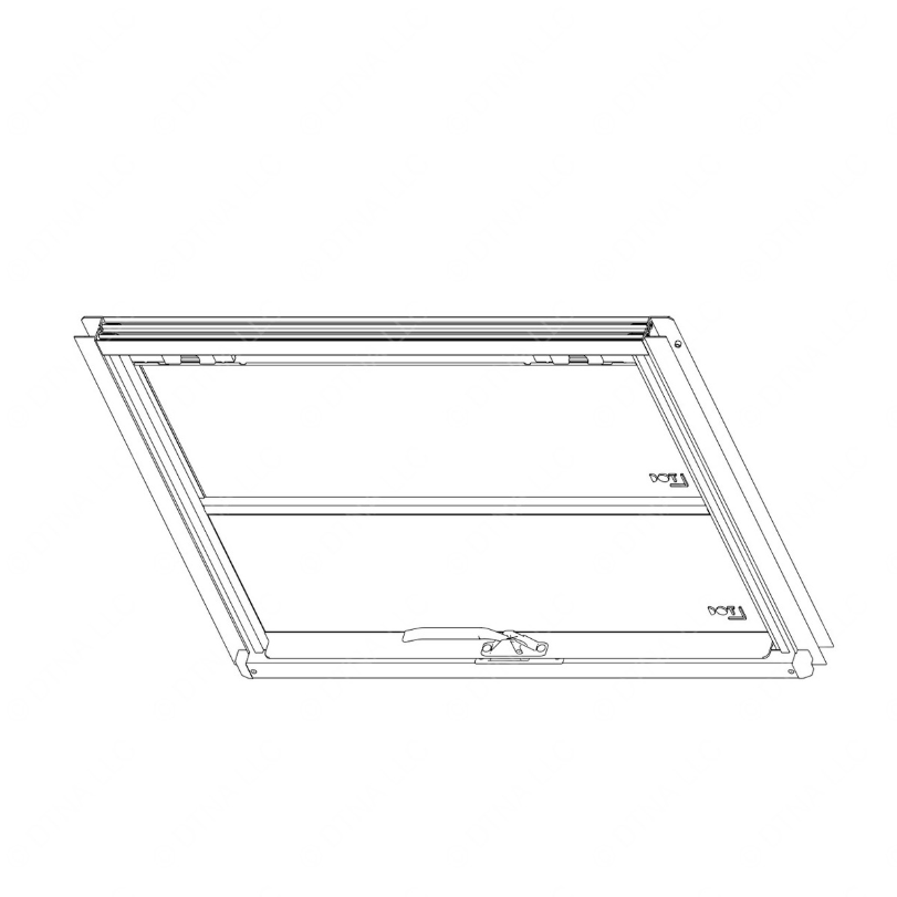 TBB 149410 SASH ASM 73IN P/O HORZ TINT TMPR R/S BLK