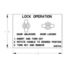 TBB 149744 LABEL LOCK OPERATION AG2 ENT DR ENGLISH