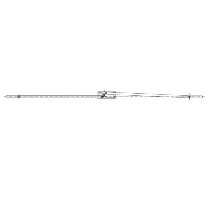 TBB 149909 LATCH ASM, 2 PT BOLT, 69IN. THRU LUGG BO