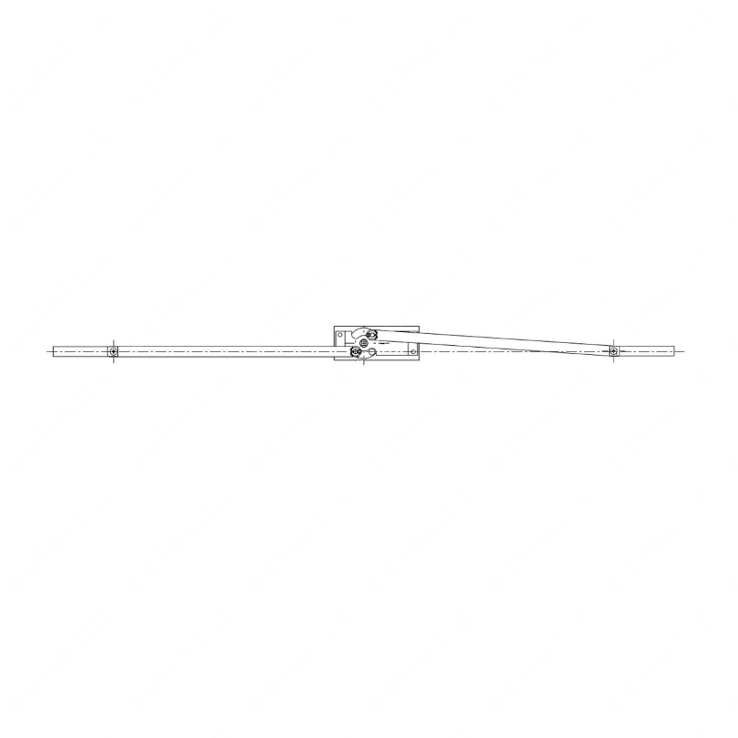 TBB 149912 LATCH ASSEMBLY, 2 POINT BOLT, 95IN DELUX