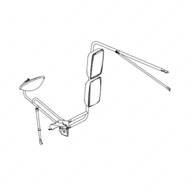 TBB 149983 MIRROR ASM, NON-HTD, MAN, TINT, RS,SYS A