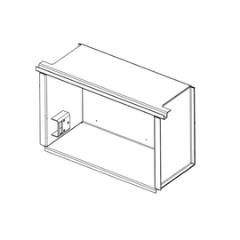 TBB 150057 A/C ELECTRICAL BOX, 25IN., SHORT SKIRT