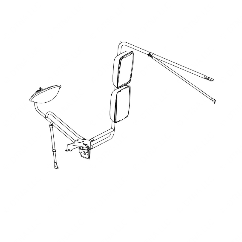 TBB 150473 MIRROR ASM, HTD, REMOTE, TINT, RS, SYS A