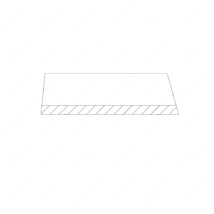 TBB 150602 STEP TREAD, RIBBED, BLACK, 3RD STEP,RIB