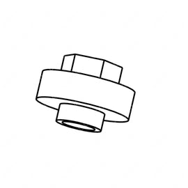 TBB 150855 NUT-INSULATOR,MRBF,1/4" STUD