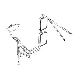 TBB 150978 MIRROR ASM, HTD, REMOTE, RS, SYS A/B, GM