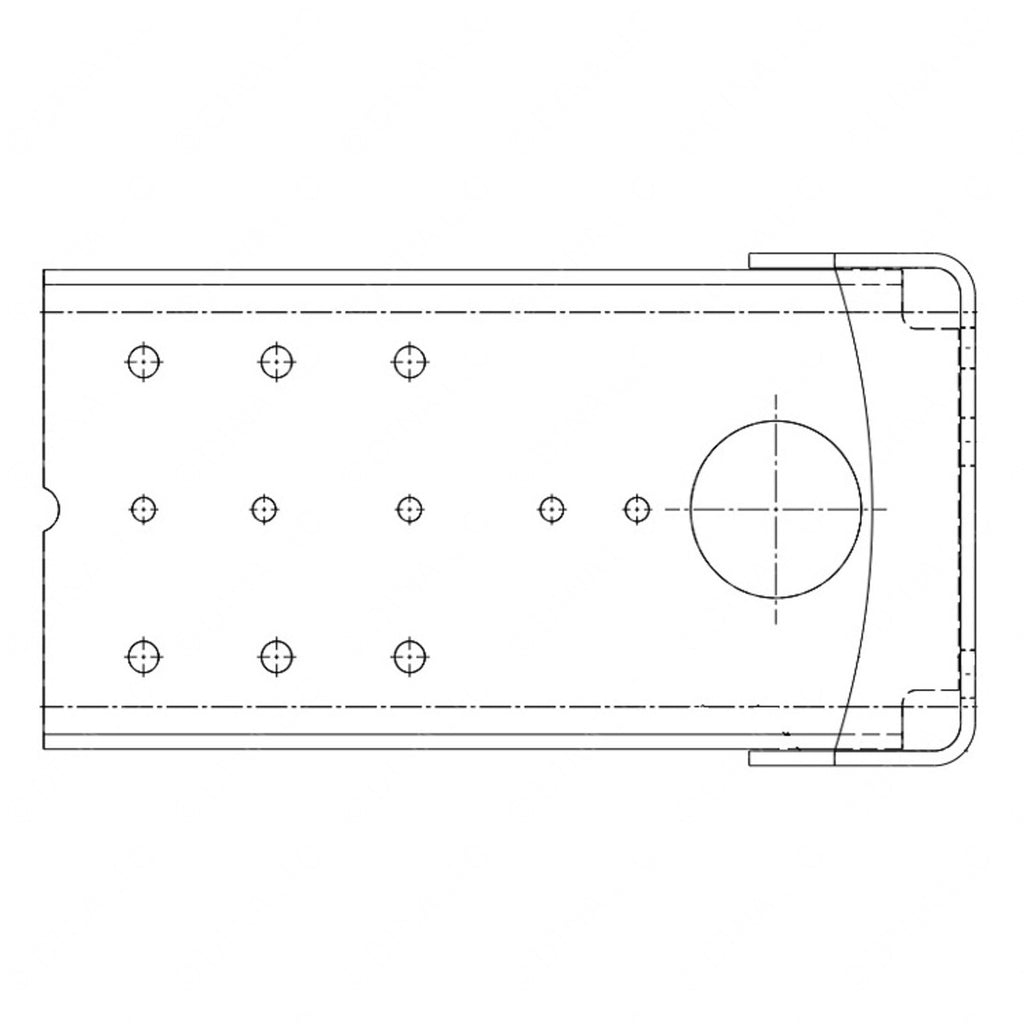 TBB 151358 CROSS-MBR ASSEMBLY AIRLINER RR SUSP DL