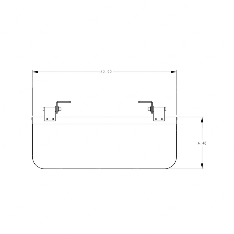 TBB 151563 VISOR, 6 X 30, 5-8% TRANSMISSION, D TYPE