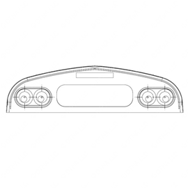 TBB 151860 F/G CAP ASM, W/8 LT& SIGN, FRT, SRW