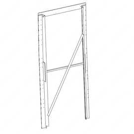 TBB 151955 FRAME-SEDAN DR ASM,78HR, 3 STEPS @ 9 1/4