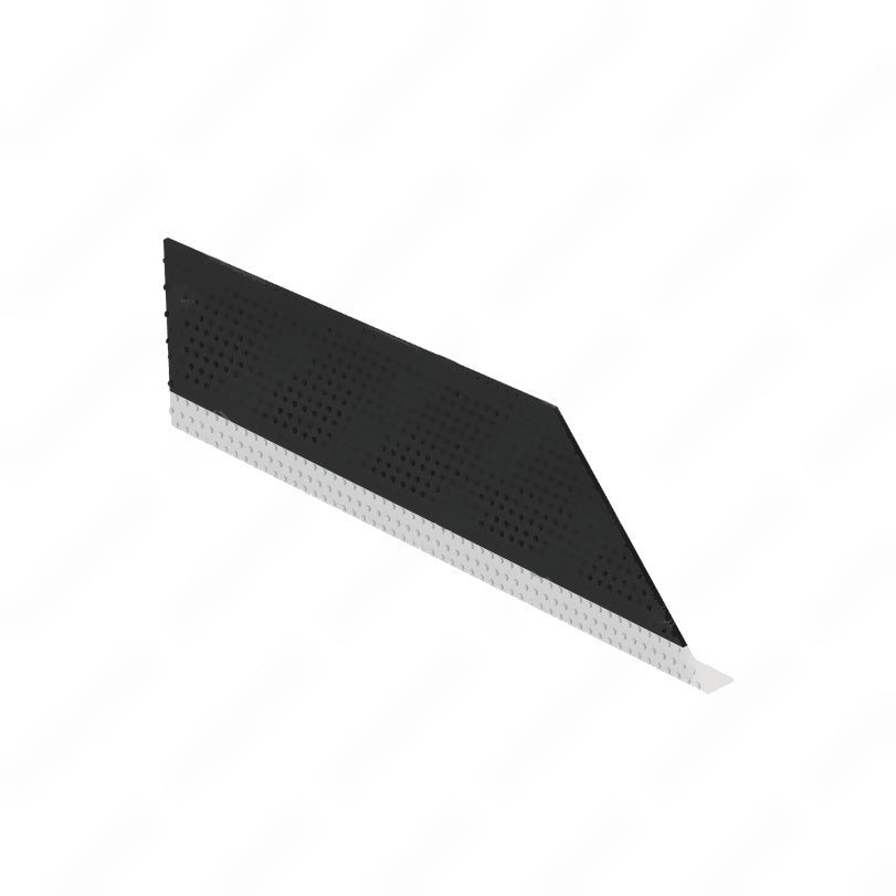 TBB 152129 STEP TREAD,3RD,NONMETAL,BLK PEB,WHT PEB