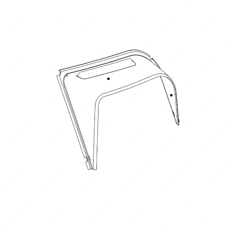 TBB 152217 VISOR, WARNING LIGHT, FRONT LEFT