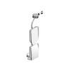 TBB 154496 MIRROR ASM, HEATED, MANUAL, STAINLESS,
