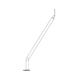 TBB 155532 REAR PEDISTAL BRACE ASM, MANUAL DR CNTRL