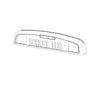 TBB 155695 ROOF CAP, REAR, WARNING LIGHTS