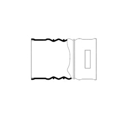 TBB 155937 HUMP HOSE, 4IN ID X 6IN LONG