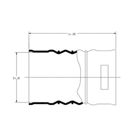 TBB 155938 HUMP HOSE, 4.5IN ID X 6IN LONG