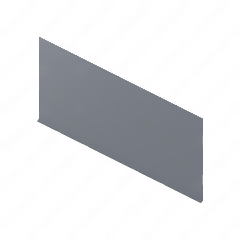 TBB 156367 SIDE SKIRT 40IN,NO NOTCHES, 16 GA