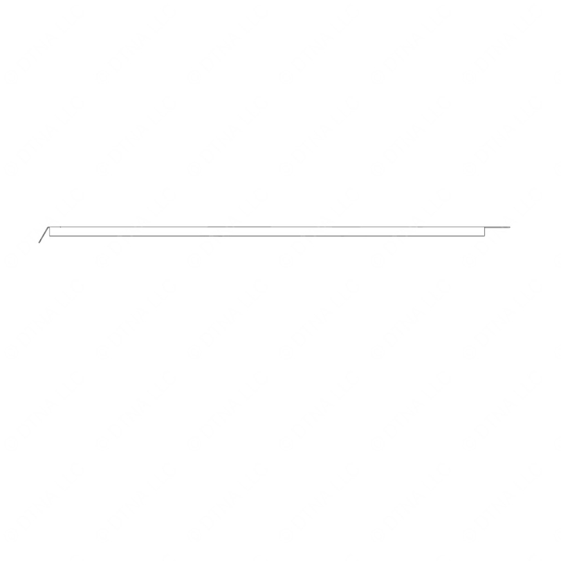 TBB 156520 DOOR TRIM, LEFT SIDE, TOPLESS LUGGAGE B