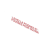 TBB 157861 LABEL, P/O WINDOW INSTR., FRENCH, RED/WH