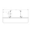 TBB 158339 VISOR 6X30 EXTENDED 5-8% LIGHT TRAN