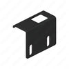 TBB 158485 STRIKER PLATE BRKT, REAR ENG ALUM DOOR