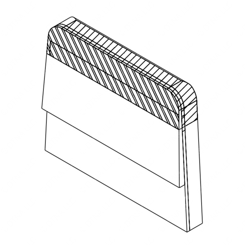 TBB 159540 FLIP SEAT FOAM ASM HB 36IN