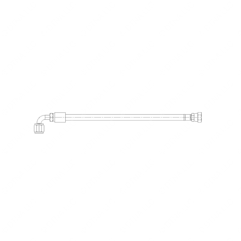 TBB 159766 HOSE ASM TEFLON BRAIDED 118IN
