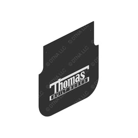 TBB 159852 MUD FLAP,REAR,22.5WDX22.5HIGH,LOGO,C2&EF