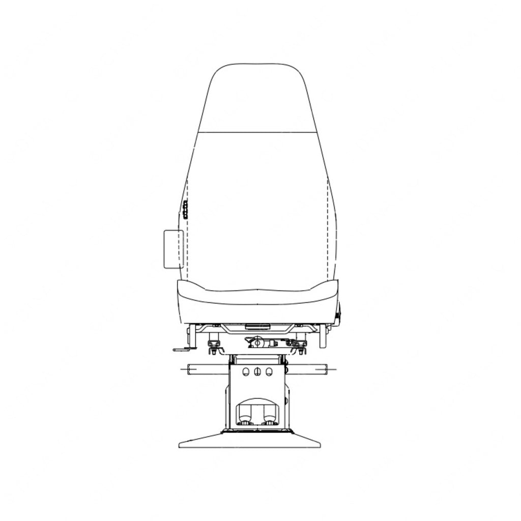 TBB 160221 SEAT DRIVER NATIONAL NS2000 AIR PEDESTAL