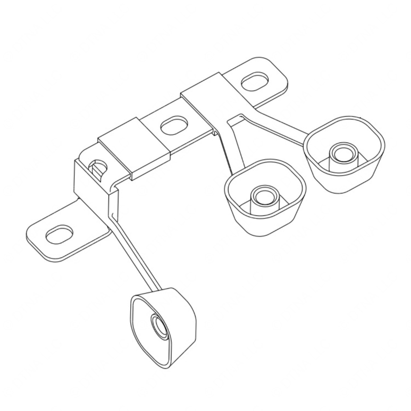 TBB 160544 BUSSBAR 3-WAY FUSE/RELAY MODULES