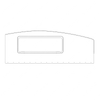TBB 160556 BULKHEAD PANEL, FRONT, STEEL, GM FLAT F