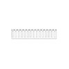 TBB 160569 WIRE DUCT, SLOTTED WALL, 2IN. X 3IN. PVC