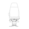 TBB 162073 SEAT-TBUILT - DSHK LTEX BLK C2 LOOP