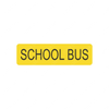 TBB 163223 LABEL SCHOOL BUS 3YL
