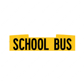 TBB 163230 LABEL, SCHOOL BUS, C2 REAR, 3YL