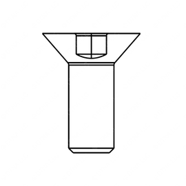 TBB 163505 SCREW MACHINE 10-24 X 1 FLAT SOCKET HEAD