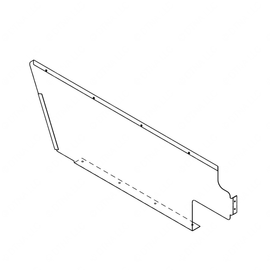 TBB 163536 MODESTY PANEL, 39IN. RS, W/ HEATER