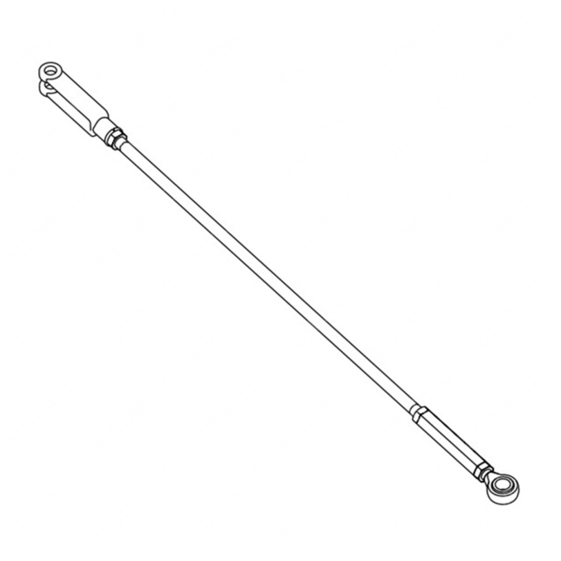 TBB 164172 DOOR ROD LINKAGE, EF, MANUAL & AIR, FRO