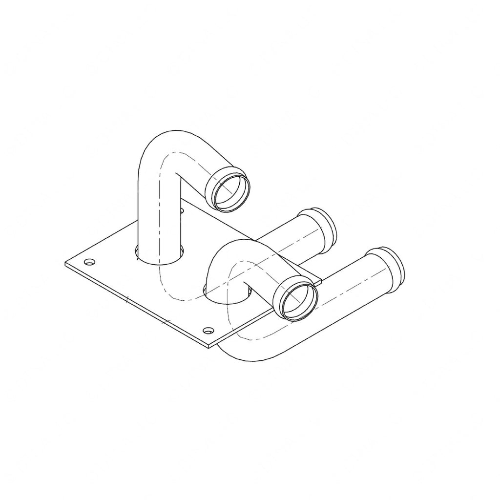 TBB 164198 BULKHEAD FITTING, THRU FLOOR, LS,  1.00