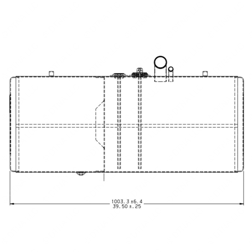 TBB 164670 FUEL TANK-60 GALLON,BTR,LH FILL