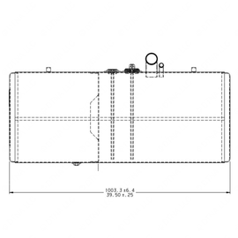 TBB 164670 FUEL TANK-60 GALLON,BTR,LH FILL
