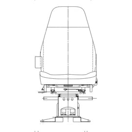 TBB 164863 SEAT LEVEL 1, DRIVER, NATIONAL NS2000,