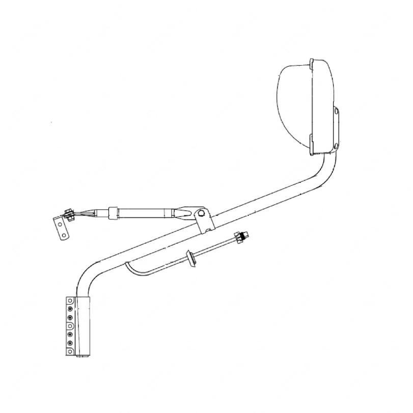 TBB 165467 MIRROR ASM HEATED RS SYSTEM B HDX