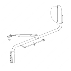TBB 165468 MIRROR ASM HEATED LS SYSTEM B HDX