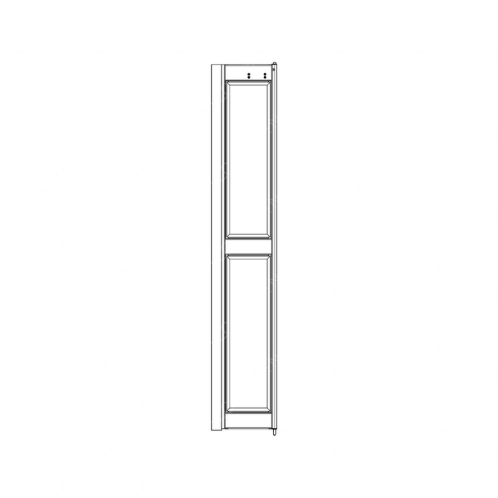 TBB 167341 DOOR LEAF WITH GLASS TEMP AFT AG2 ENT DR