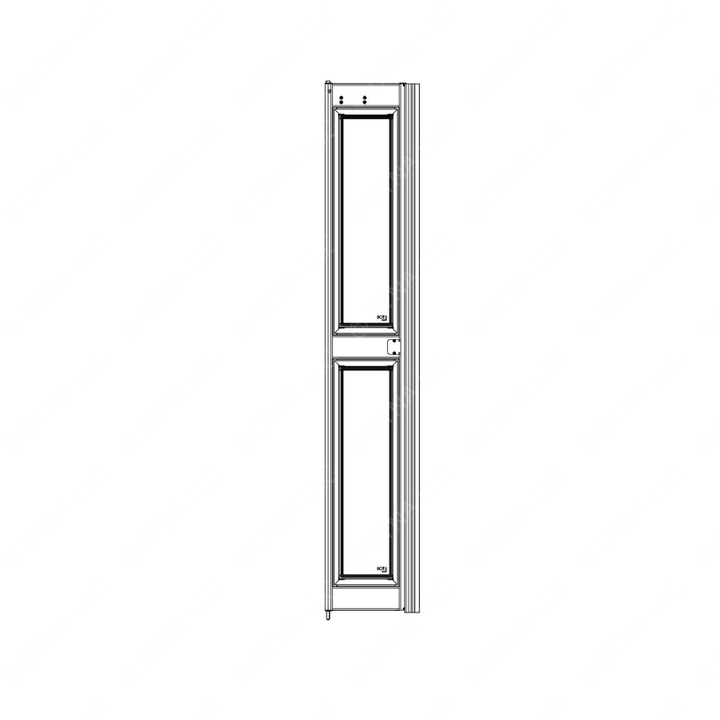 TBB 167348 DOOR LEAF W/GLASS VAND TEMP FWD AG2