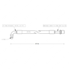 TBB 167505 REFRIGERANT HOSE,  8, 3/4 STGHT FEM TO