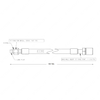 TBB 167506 REFRIGERANT HOSE,  12, 1-1/16 STGHT BUL