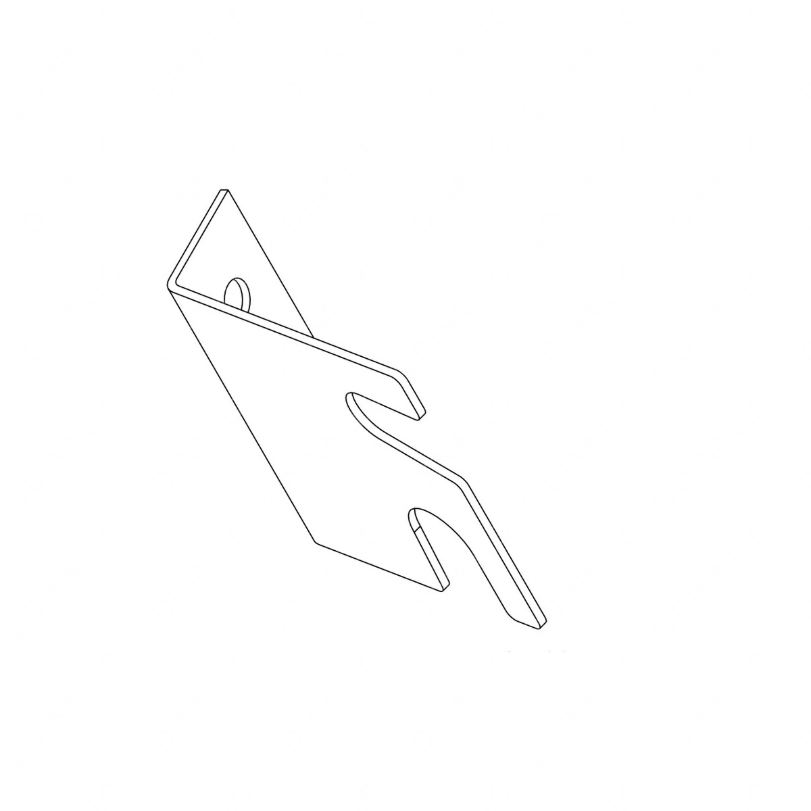 TBB 167550 MOUNTING BRACKET, BULKHEAD FTG INTERFAC